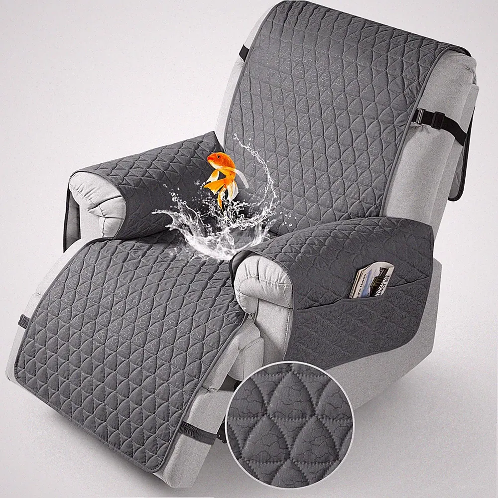 100% Waterproof Recliner Cover - Recliner Cover with Non-Slip Granule, Reclin...