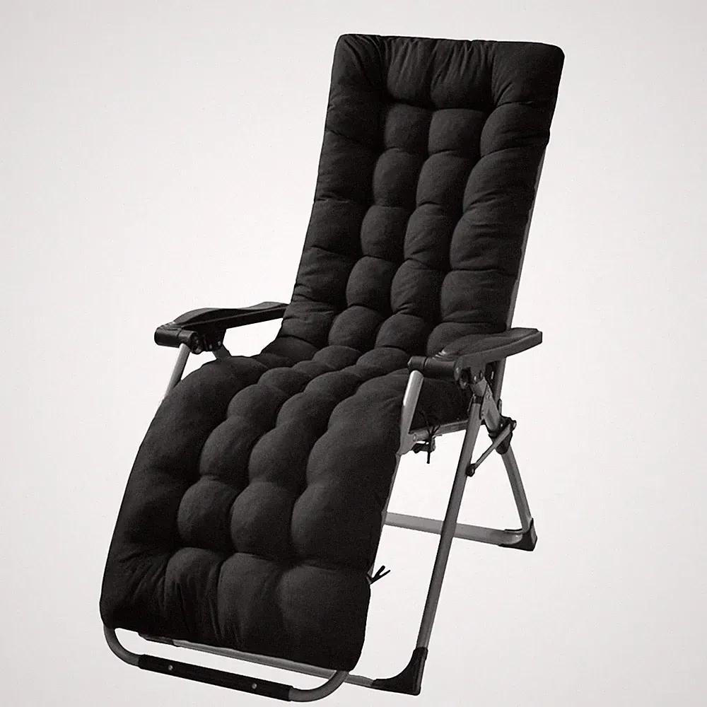 71x22in Chaise Lounger Cushion Recliner Rocking Chair Sofa Mat Deck Chair Cushio