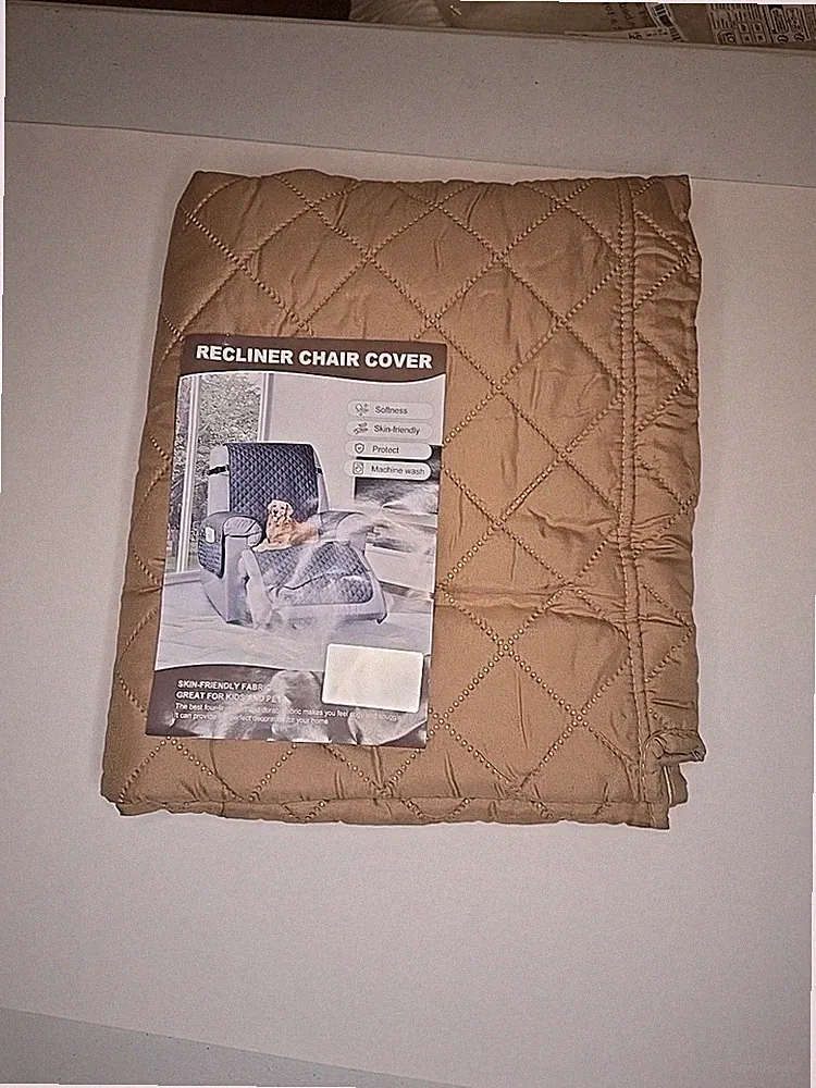 Furniture Cover Non-Slip/Waterproof Chair/Recliner Tan
