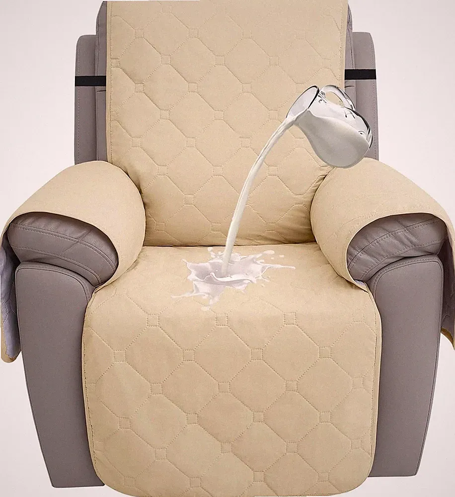 New Listing hyha 100% Waterproof Recliner Cover - Non-Slip Furniture Protector with Pocket