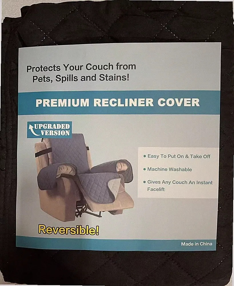 Recliner Cover - BLACK - New